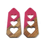 Подвески из смолы и ореха WOOD-I013-06A