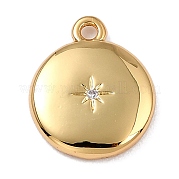 Латунные микро проложить кубического циркония подвески ZIRC-I054-13G-03