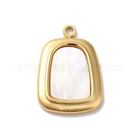 Подвески из нержавеющей стали 304 в форме ракушки STAS-L022-246G-1
