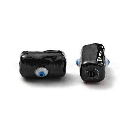 Непрозрачные стеклянные бусы GLAA-F121-10G-1