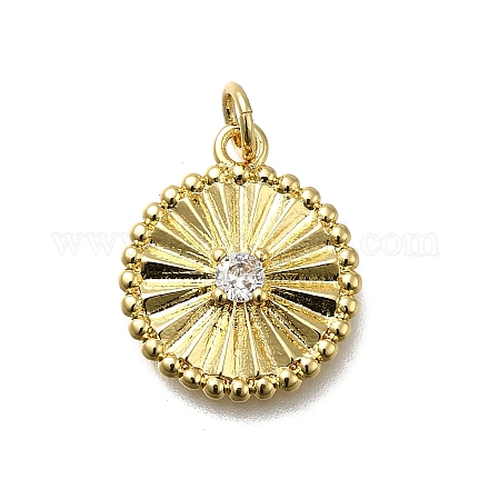 Латунные микро проложить кубического циркония подвески KK-C090-20G-1
