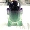 Natural Fluorite Carved Robot Figurines, for Home Office Desktop Decoration, 40x25x60mm