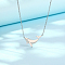 Non-Tarnish Stainless Steel Pendant Necklaces with Cable Chains, Dolphin, Stainless Steel Color, 17.72 inch(45cm)
