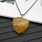 Natural Topaz Jade Pendant Necklaces, 19.69 inch(50cm)