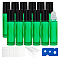 DIY Glass Essential Oil Empty Roller Ball Bottles, with 3ML Disposable Plastic Dropper, Transfer Graduated Pipettes, Transparent Plastic Funnel Hopper, Plastic Bottle Openers, Mixed Color, 86mm, Capacity: 10ml(0.34 fl. oz)