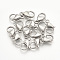 Non-Tarnish 304 Stainless Steel Lobster Claw Clasps, Stainless Steel Color, 12x7x3.7mm, Hole: 1mm