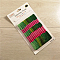 12 Skeins 12 Colors 6-Ply Polycotton(Polyester Cotton) Embroidery Floss, Cross Stitch Threads, Gradient Color, Green, 0.8mm, 8m(8.74 Yards)/skein