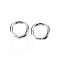 Tarnish Resistant 304 Stainless Steel Jump Rings, Open Jump Rings, Stainless Steel Color, 8x1.3mm, Inner Diameter: 5.4mm