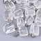 Watermelon Stone Glass Pendants, with Stainless Steel Snap On Bails, Nuggets, 15~35x10~20x5~15mm, Hole: 3x7.5mm