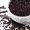 6/0 Grade A Round Glass Seed Beads, Silver Lined, Indigo, 6/0, 4x3mm, Hole: 1mm, about 4500pcs/pound