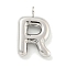 Non-Tarnish 304 Stainless Steel Pendants, Letter Charm, Stainless Steel Color, Letter R, 17x11x3mm, Hole: 2mm