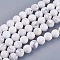 Natural Howlite Beads Strands, Round, 8mm, Hole: 1mm,  about 45~47pcs/strand, 15 inch