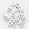 Non-Tarnish 201 Stainless Steel Charms, Laser Cut, Infinity, Stainless Steel Color, 6x12x1.2mm, Hole: 1.5mm