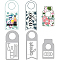 BENECREAT 3Pcs Wine Glass Hangtag Carbon Steel Cutting Dies Stencils, Cheers Metal Cutting Dies Card Embossing for DIY Scrapbooking Photo Album Decorative Paper Card
