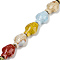 Handmade Porcelain Beads Strands, Fish, Colorful, 19~19.5x15x9mm, Hole: 1.6mm, about 20pcs/strand, 14.76''(37.5cm)