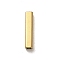 304 Stainless Steel Beads, Rectangle, Golden, 15x3x3mm, Hole: 1.8x1.8mm