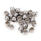 Non-Tarnish 201 Stainless Steel Spacer Beads, Rondelle, Stainless Steel Color, 4x3mm, Hole: 2.5mm