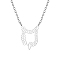Non-Tarnish 304 Stainless Steel Pendant Necklaces for Women, Stainless Steel Color, no size