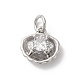 Подвески из латуни с покрытием из прозрачного кубического циркония KK-Z056-29P-1