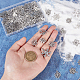 Подвески из сплава в тибетском стиле TIBE-SC0001-84-3