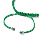 Плетеные нейлоновые шнуры регулируемые браслеты BJEW-JB11597-05-4