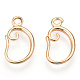 Латунные крючки для сережек KK-I649-05G-NF-2