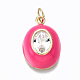 Латунные подвески с фианитами ZIRC-S067-022-NR-2