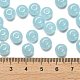 Стеклянные бусины прозрачных цветов SEED-C001-03C-02-4