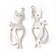 Кулоны для котят из латуни KK-F772-16P-2