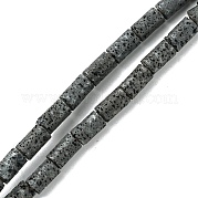 Бусы из натуральной лавы G-H020-P02-01
