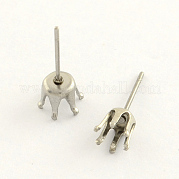 Серьги-гвоздики из нержавеющей стали марки 304 STAS-R063-54