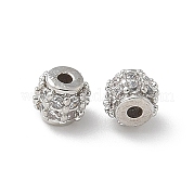 Латунные микро проложить кубического циркония бусы KK-A236-08P-02