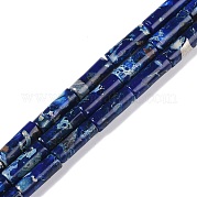 Окрашенные синтетические нити из имперской яшмы G-P529-D01-A02