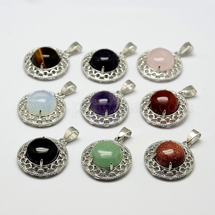 Природные и синтетические Gemstone подвески G-D867-01-1