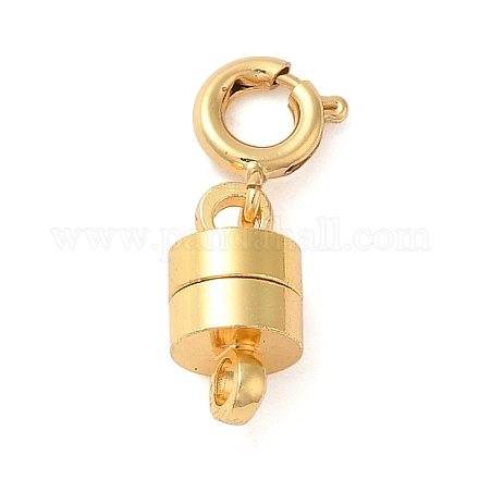Латунные магнитные застежки с пружинными застежками KK-NH0002-15G-1