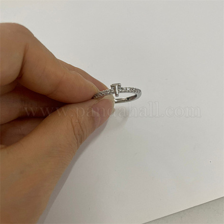 Кольца из латуни с микропаве FS-WGE303B-46-1