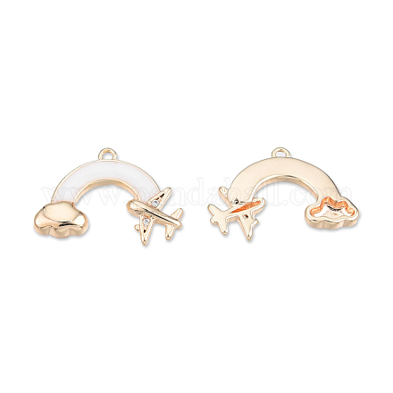 Подвески из латуни с прозрачным фианитом KK-N232-489LG-1