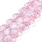 Baking Paint Glass Beads Strands, Star, 14.5x15x9mm, Hole: 1mm, about 45pcs/strand, 24.02''(61cm)