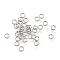 Brass Open Jump Rings, Long-Lasting Plated, Nickel Free, Real Platinum Plated, 3.5x0.5mm, Inner Diameter: 2mm