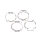 Tarnish Resistant 304 Stainless Steel Jump Rings, Open Jump Rings, Round Ring, Stainless Steel Color, 18 Gauge, 20x1mm, Inner Diameter: 18mm