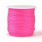 Nylon Thread, Deep Pink, 1.0mm, about 49.21 yards(45m)/roll