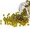 TOHO Round Seed Beads, Japanese Seed Beads, (747) Copper Lined Lime Green, 11/0, 2.2mm, Hole: 0.8mm, about 1110pcs/bottle, 10g/bottle