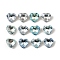 K5 Glass Rhinestone, Imitation Czech Rhinestone, Faceted, Heart, Mixed Color, 10x10x5mm