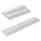 60Pcs 2 Styles 304 Stainless Steel Rods, Solid, for Crochet Blocking Board, Stainless Steel Color, 100~150x3mm