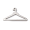 Alloy Pendants, Lead Free & Cadmium Free, Hanger, Platinum, 22.5x38x2mm, Hole: 1.6mm