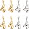 UNICRAFTALE 8Pcs 2 Colors Ice Skate Charm 304 Stainless Steel Roller Skate Pendants Stereoscopic Skate Charms 7.5X3.5mm Hole Pendant Metal Charms Earring Bracelets Charms for Jewelry Making