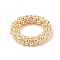 Brass Closed Jump Rings, Real 14K Gold Plated, Bubble ring bump, Real 14K Gold Plated, 14.5x3mm, Inner Diameter: 8mm