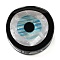 Evil Eye Shape PVC Claw Hair Clips, for Woman Girl, Black, 43x46x36mm