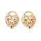 Brass Micro Pave Cubic Zirconia Pendants, Cadmium Free & Nickel Free & Lead Free, Heart Charms, Real 18K Gold Plated, 15x12x5.5mm, Hole: 4.5x3mm
