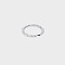 Stainless Steel Bamboo Joint Ring, Non-fading Fashion Ring, Stainless Steel Color, US Size 7(17.3mm)
